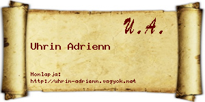 Uhrin Adrienn névjegykártya