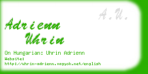 adrienn uhrin business card